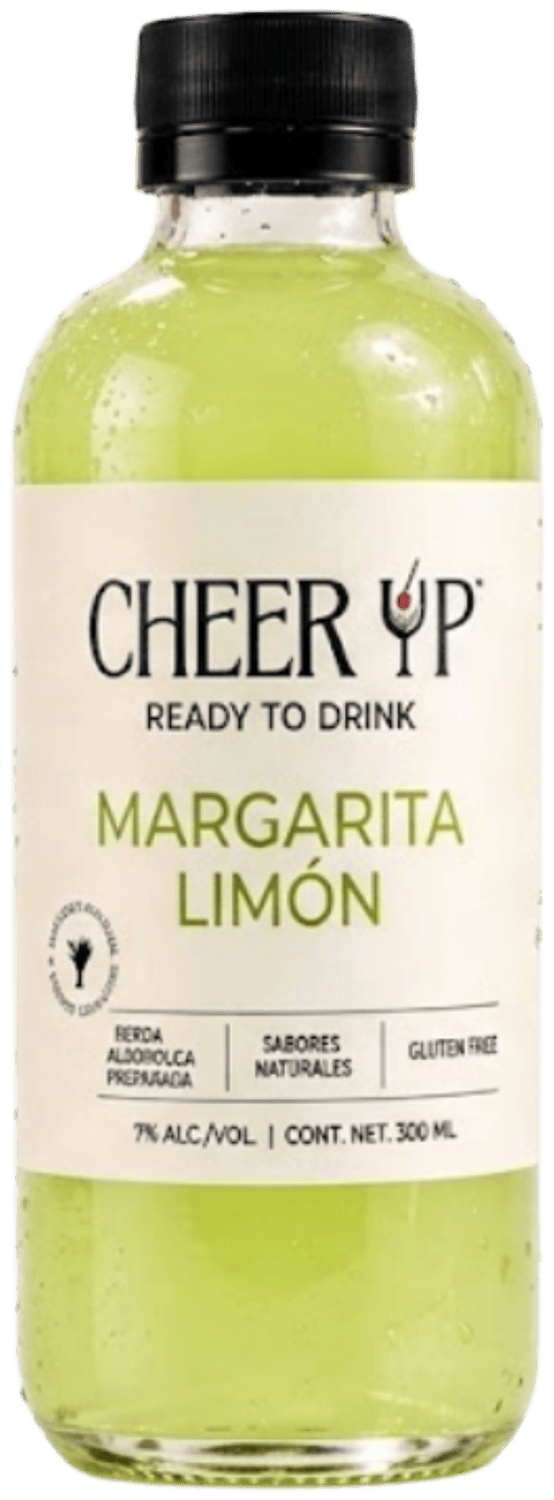 Botella de Cheer Up sabor Margarita Limón